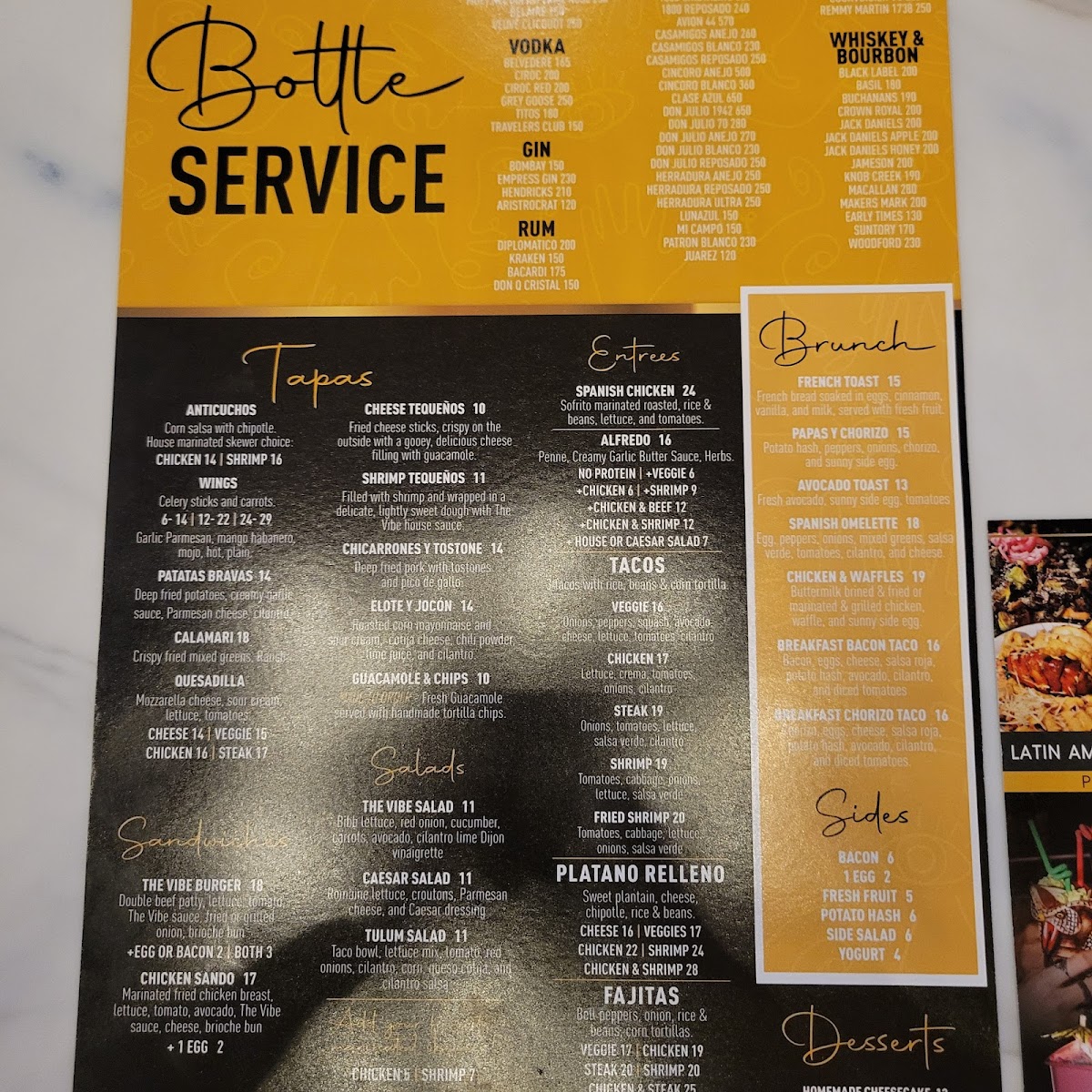 The Vibe Photo Menu 8