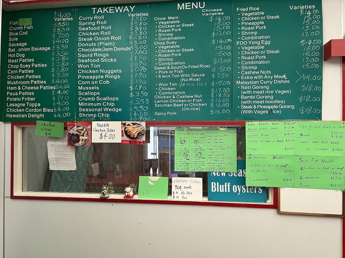 Nola's Mosgiel Takeaway Photo Menu 2