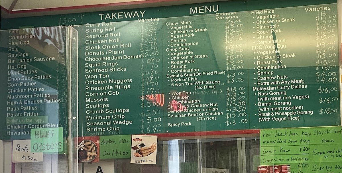 Nola's Mosgiel Takeaway Photo Menu 3