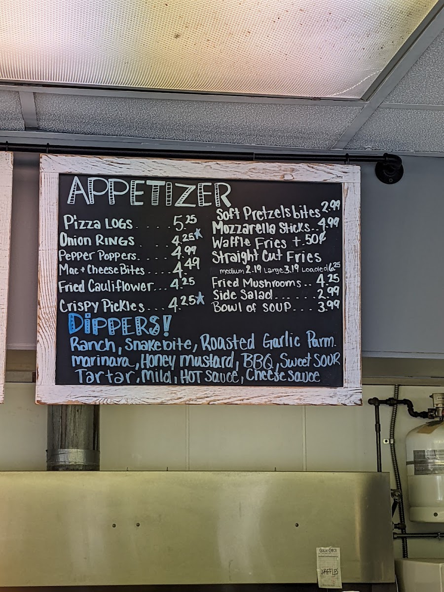 Brockway Tastee Freez Photo Menu 2