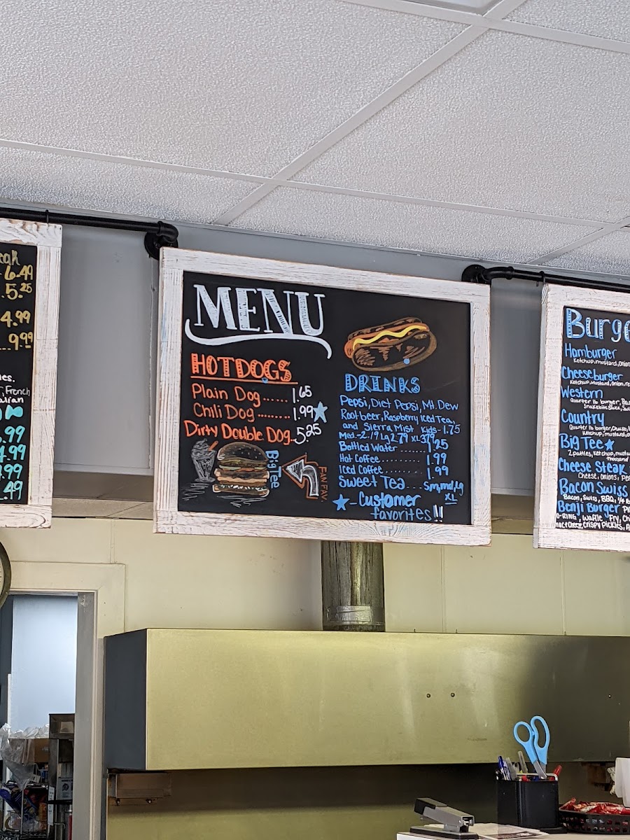 Brockway Tastee Freez Photo Menu 6