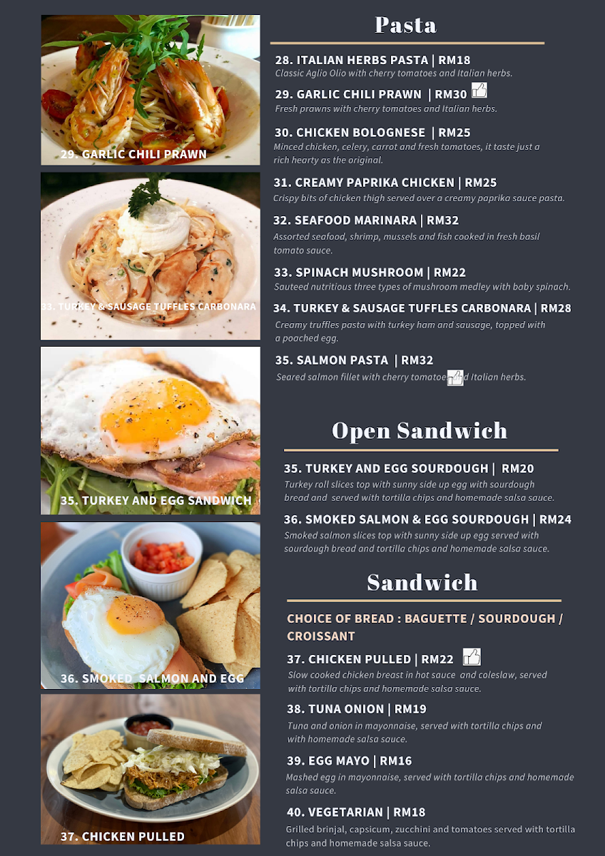23.5 Coffee Roastery Photo Menu 2