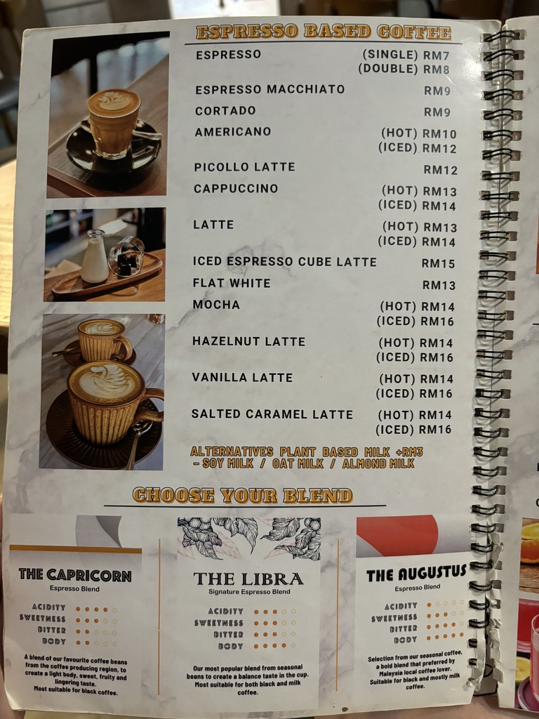23.5 Coffee Roastery Photo Menu 4