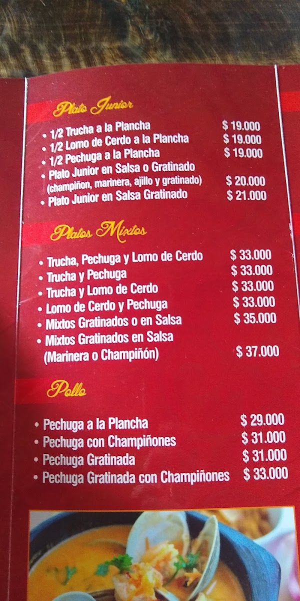 Restaurante Campestre Las Villas Photo Menu 4