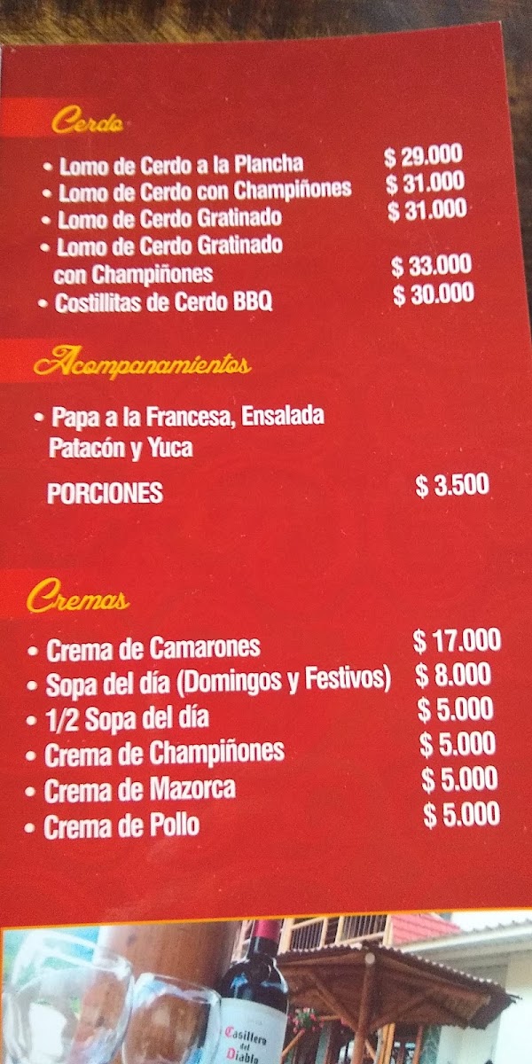 Restaurante Campestre Las Villas Photo Menu 5