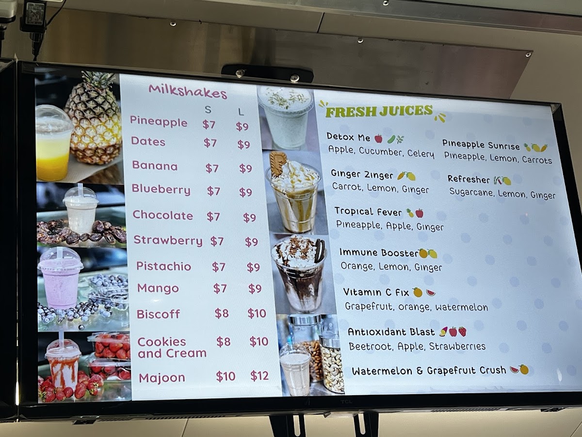 Falooda & Acai Kingz Melbourne Photo Menu 7