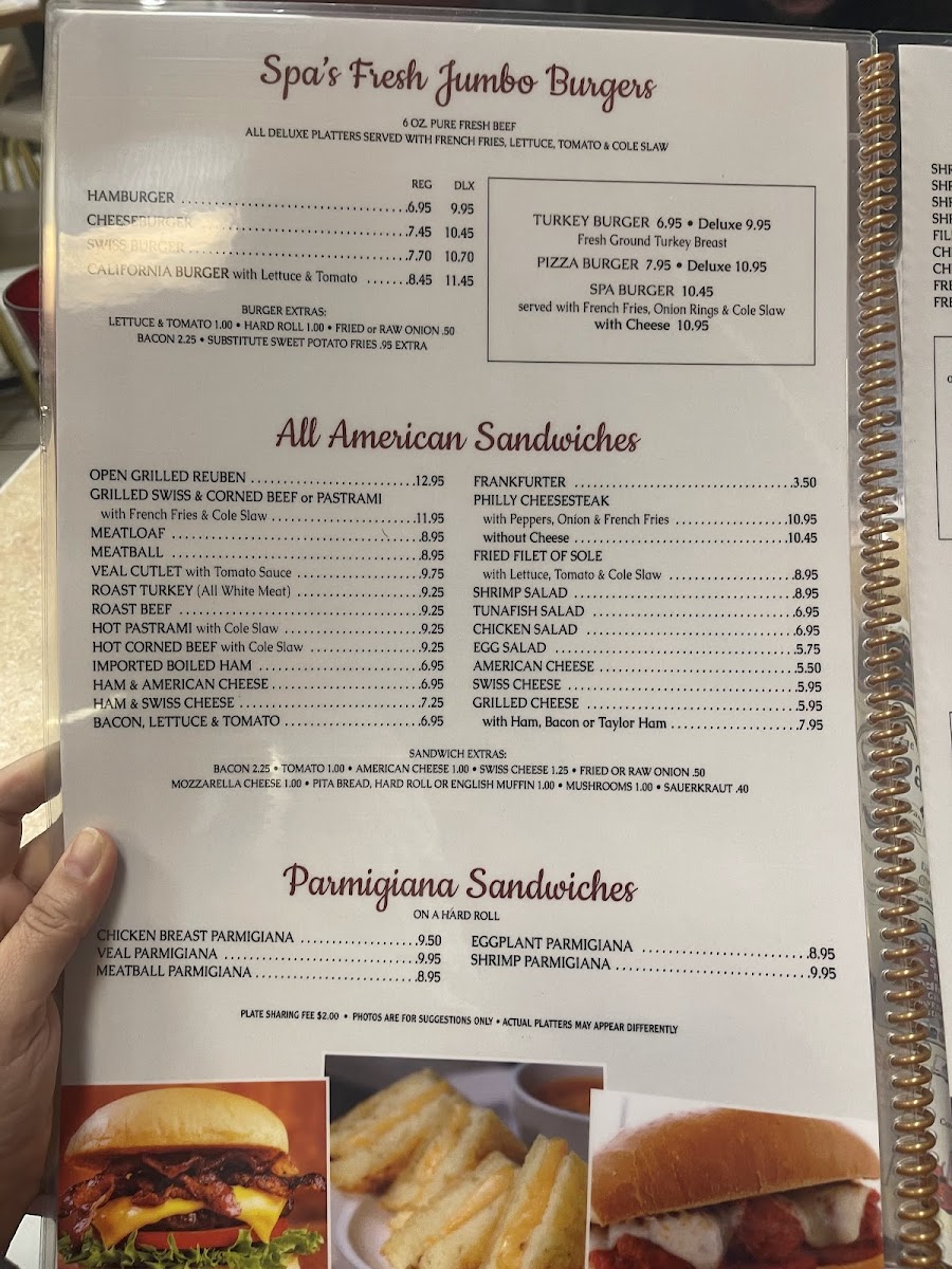 Spa Restaurant Photo Menu 4