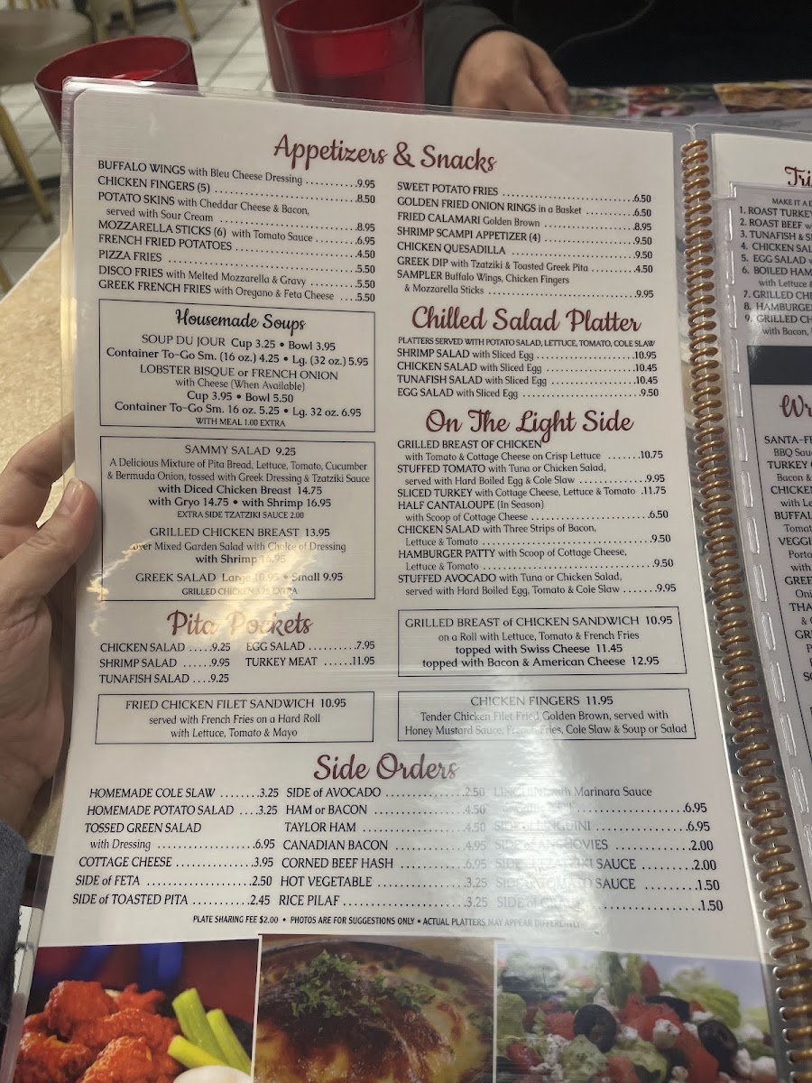 Spa Restaurant Photo Menu 5