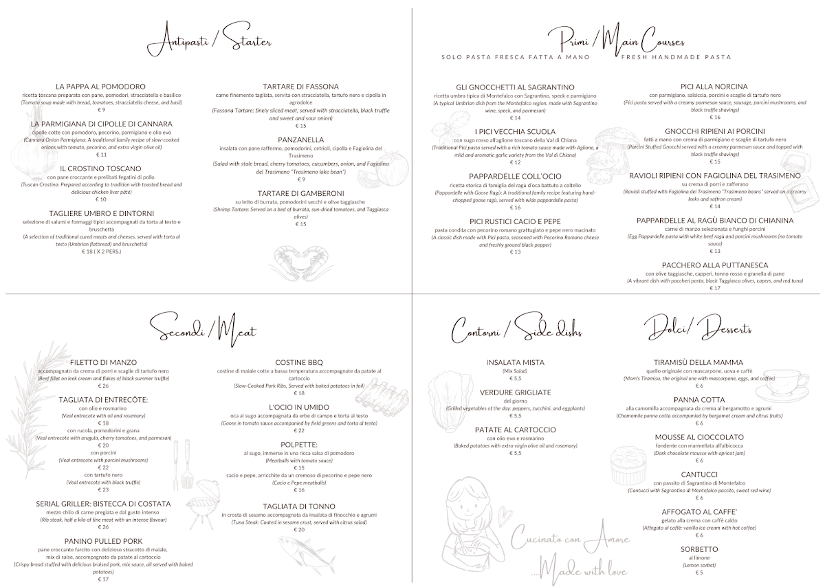 Osteria Cuore Di Mamma Photo Menu 1