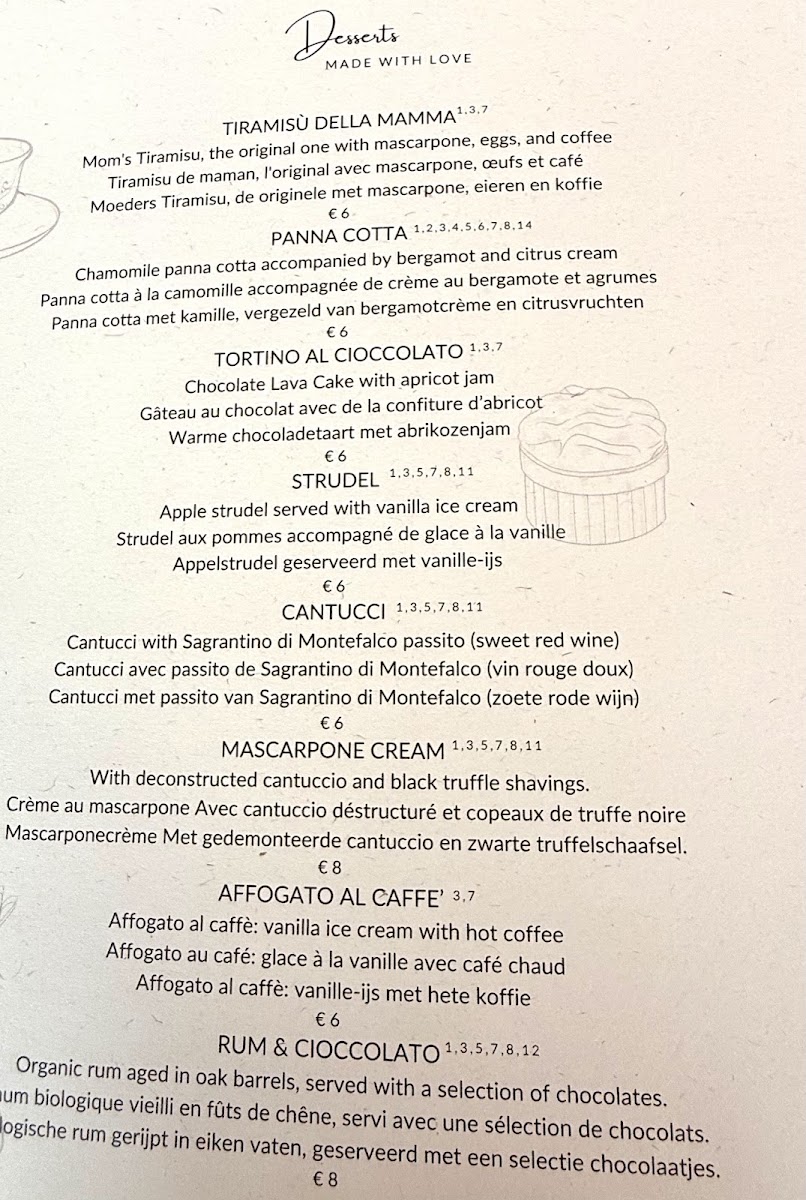 Osteria Cuore Di Mamma Photo Menu 2