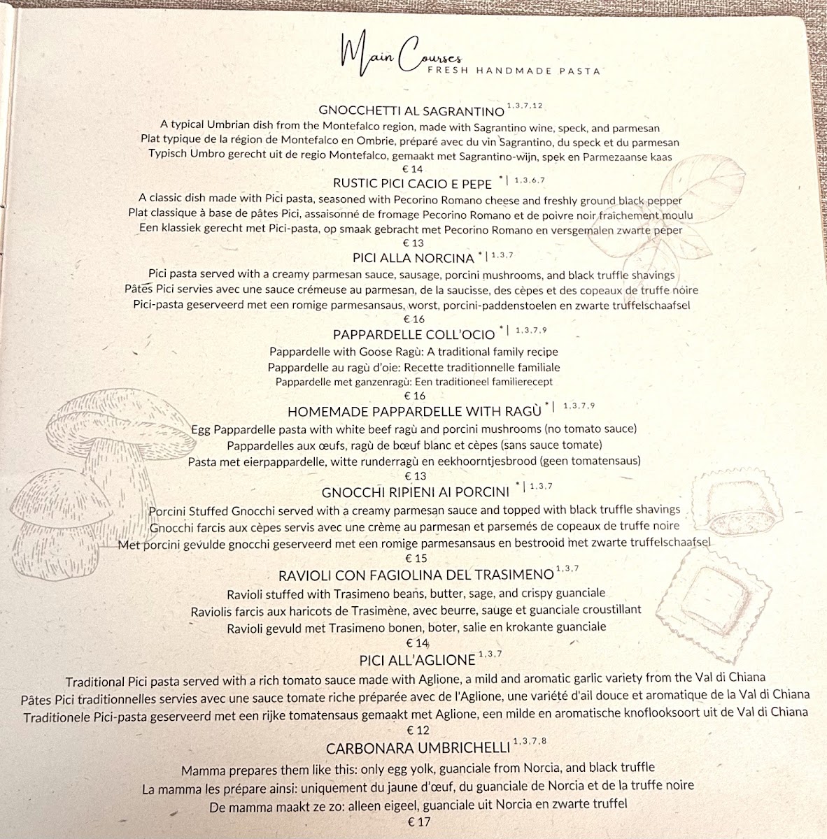 Osteria Cuore Di Mamma Photo Menu 4