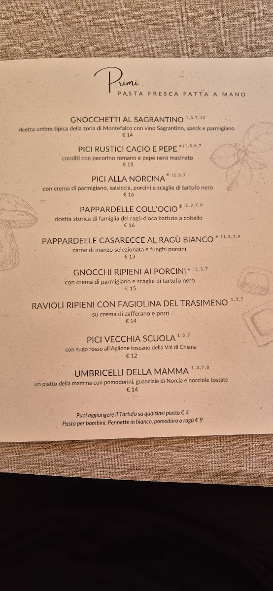 Osteria Cuore Di Mamma Photo Menu 9