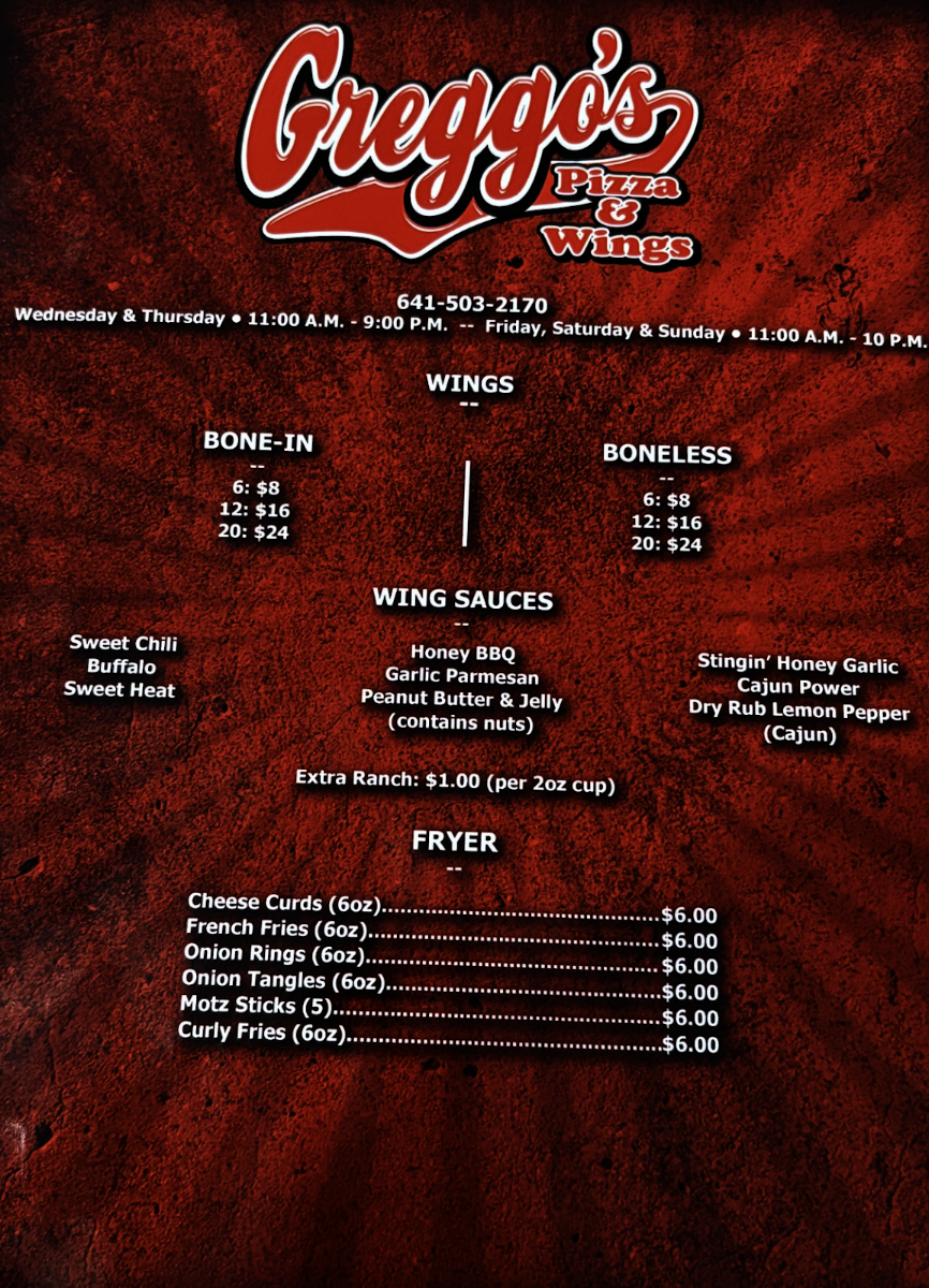Greggo's Pizza & Sandwiches Photo Menu 3