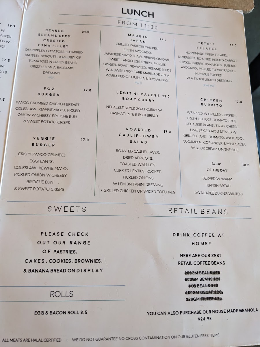 The Foreigner Café Ivanhoe Photo Menu 10