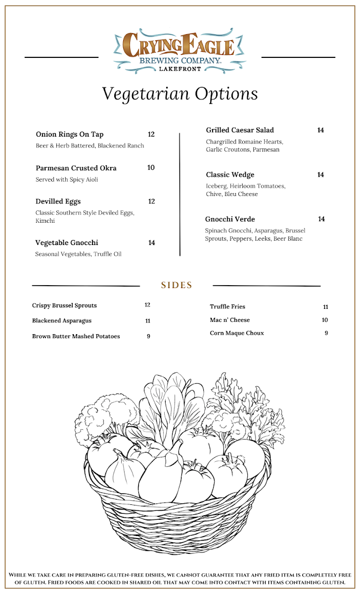 Crying Eagle Brewing Company - Lakefront Photo Menu 4