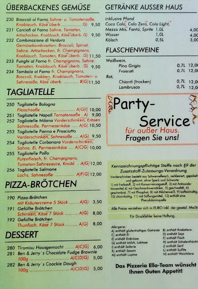Pizzeria-ella Photo Menu 7