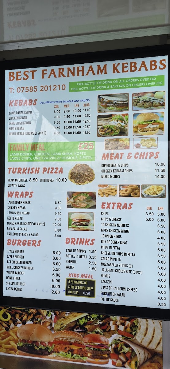 Best Farnham Kebabs Photo Menu 4