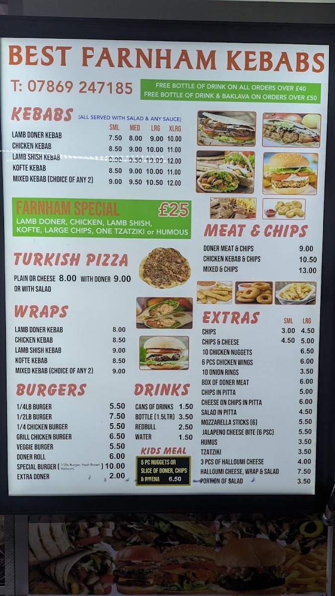 Best Farnham Kebabs Photo Menu 5