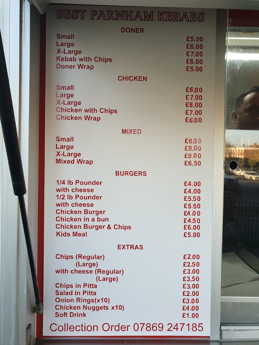 Best Farnham Kebabs Photo Menu 7