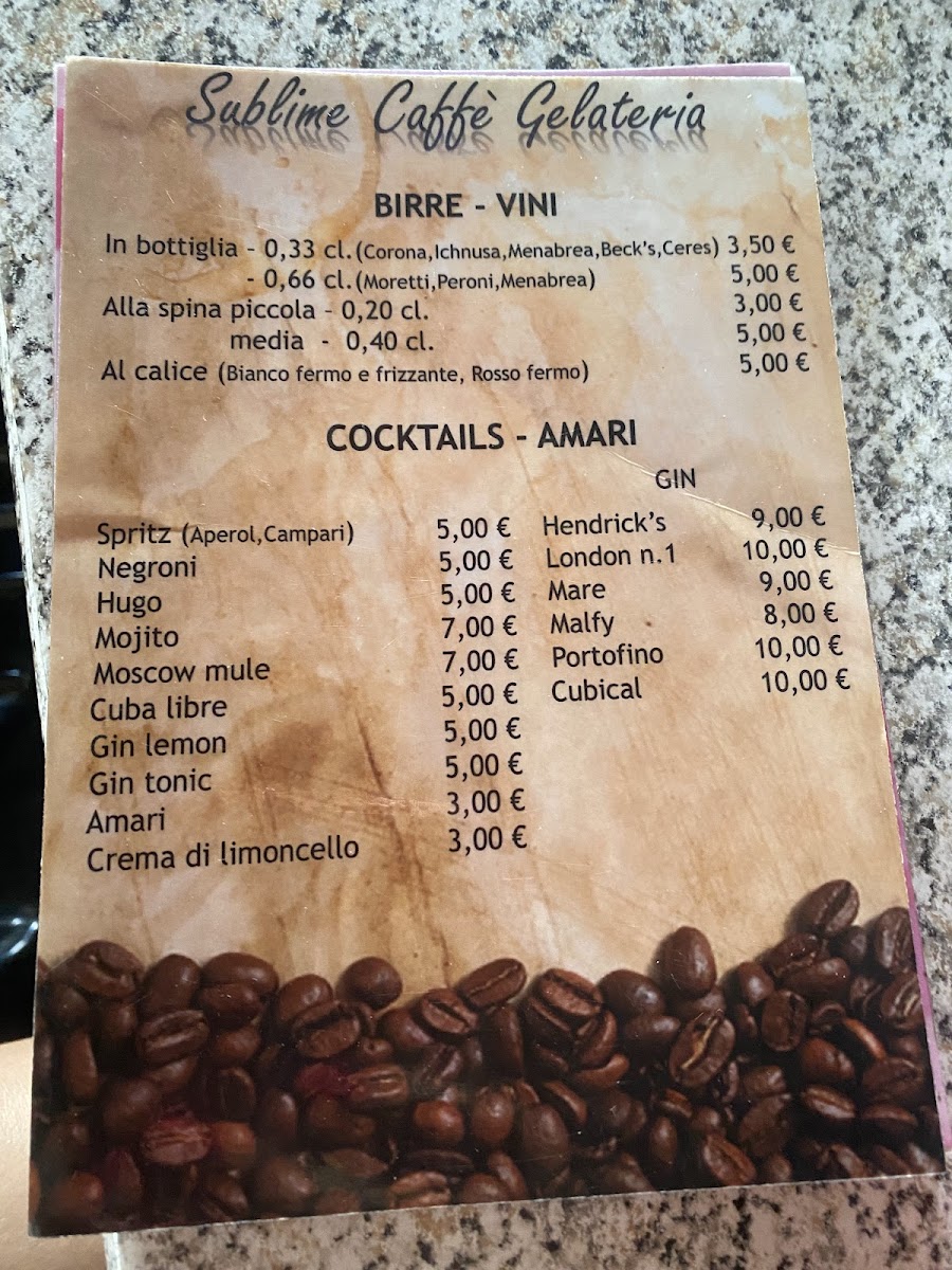 Sublime caffé gelateria Photo Menu 6
