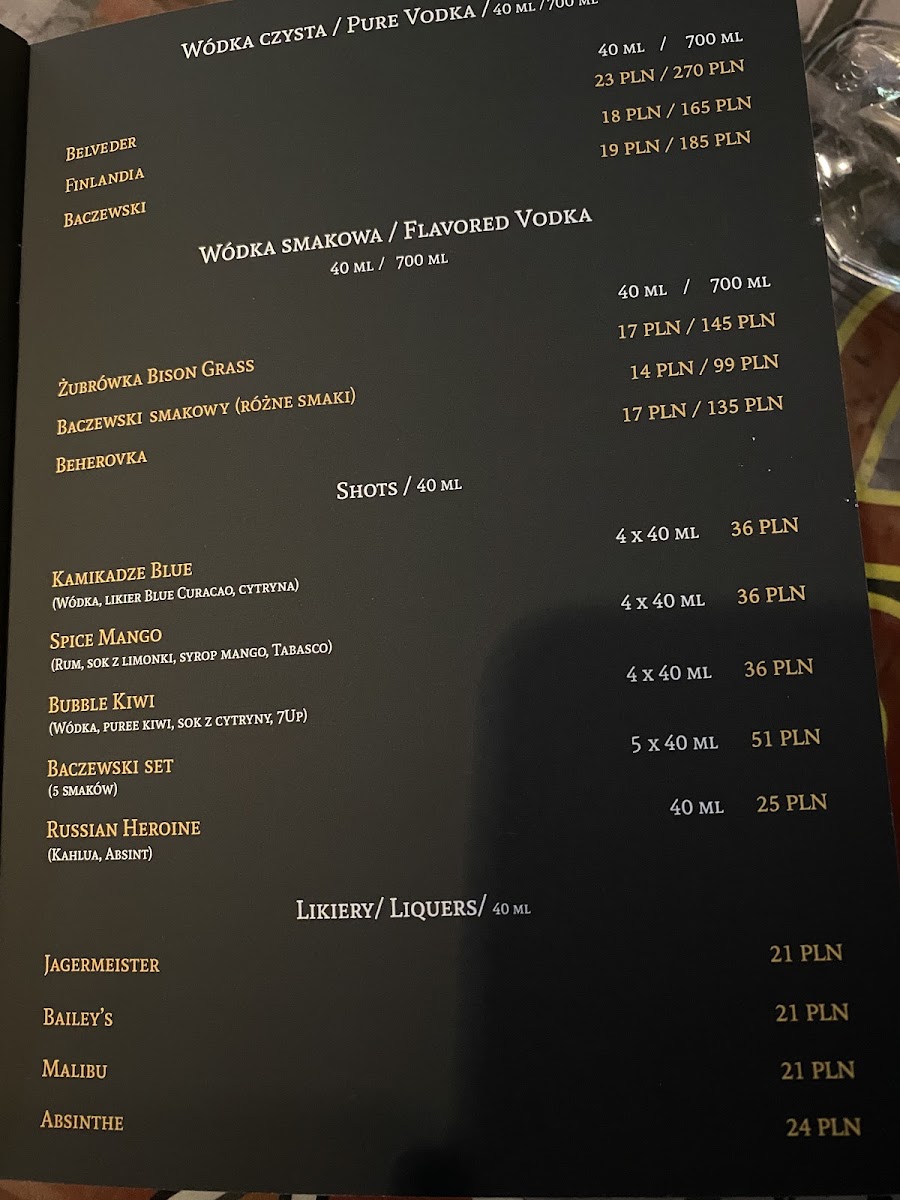 Restaurant New York Photo Menu 1