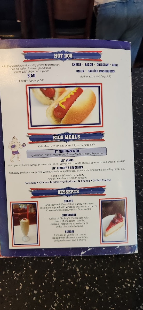 Mr Chubbys - Fleming Island Photo Menu 4