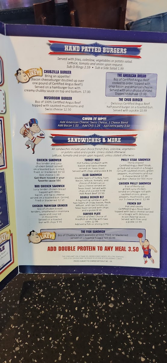 Mr Chubbys - Fleming Island Photo Menu 7