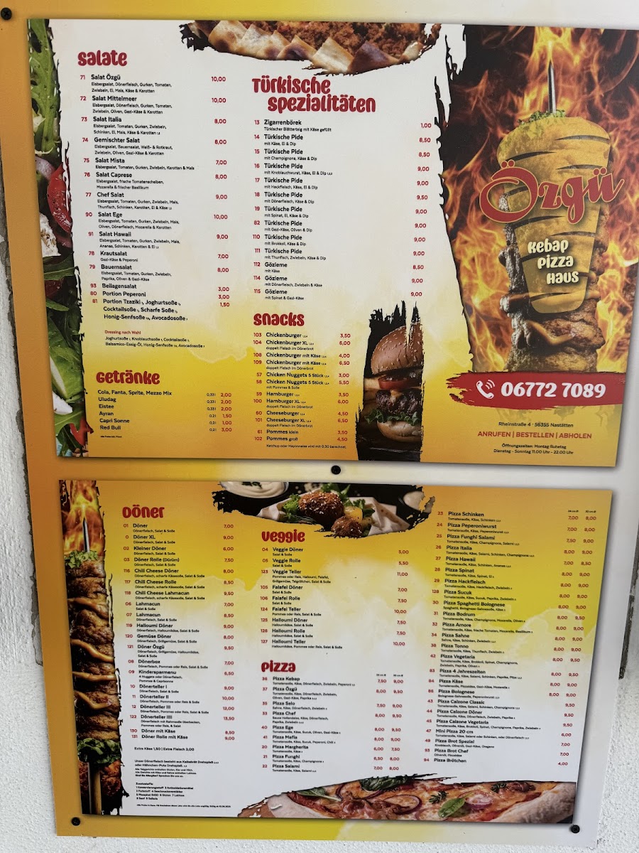 Gaststätte Özgü Kebap-Haus Photo Menu 1
