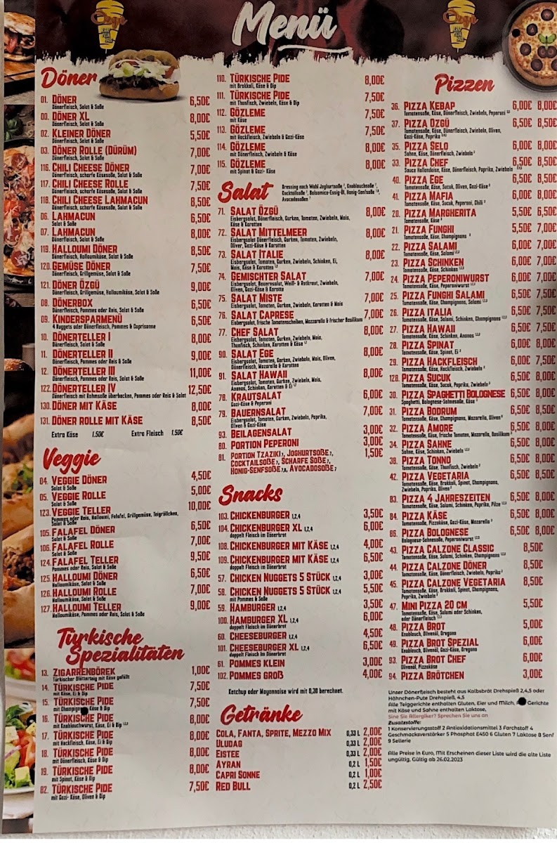 Gaststätte Özgü Kebap-Haus Photo Menu 2