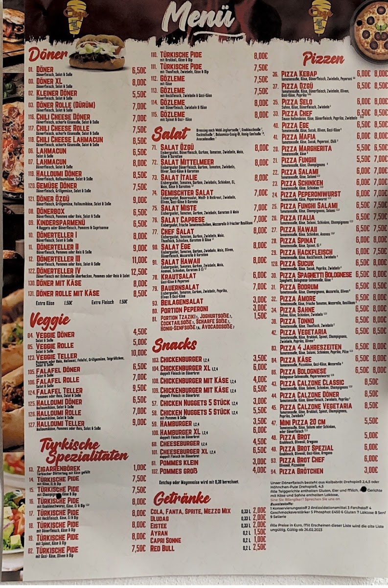 Gaststätte Özgü Kebap-Haus Photo Menu 3