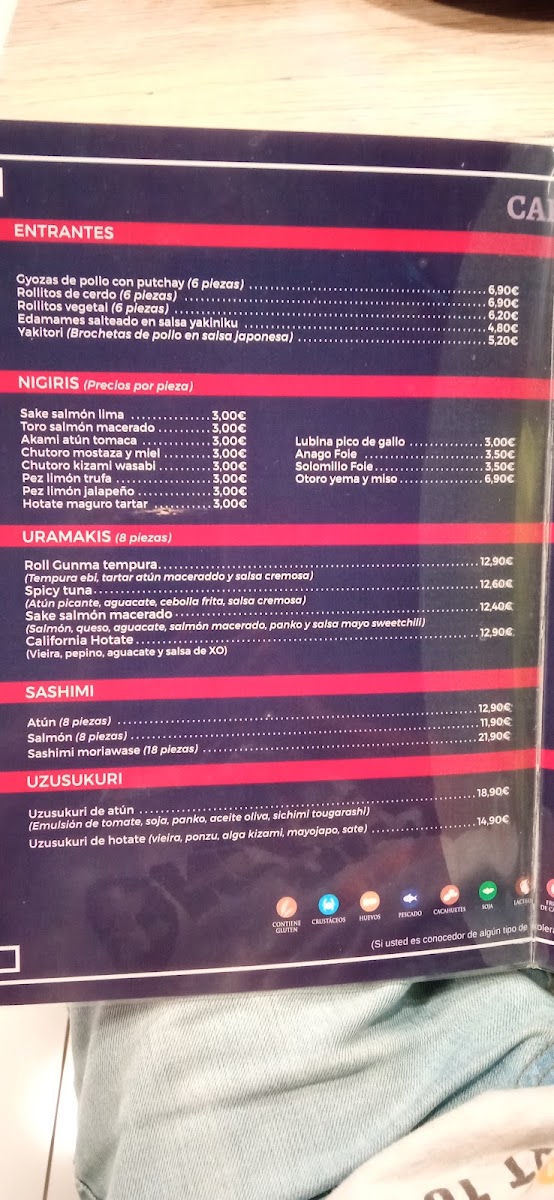 Restaurante Gunma Sushibar & Kitchen Photo Menu 6
