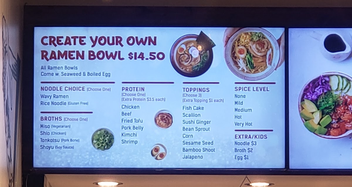 QZ Poke Ramen & Boba Tea - Liberty Photo Menu 5