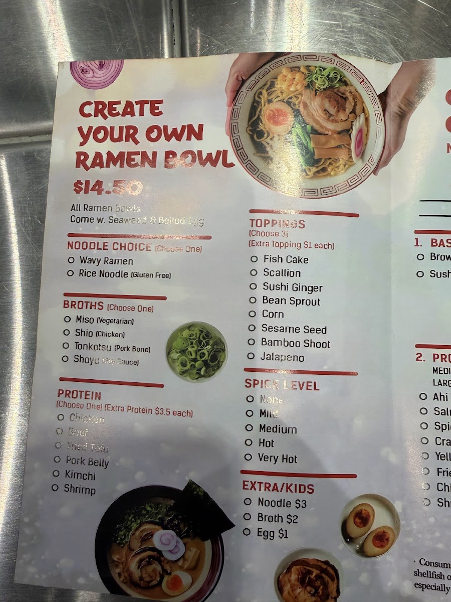 QZ Poke Ramen & Boba Tea - Liberty Photo Menu 9