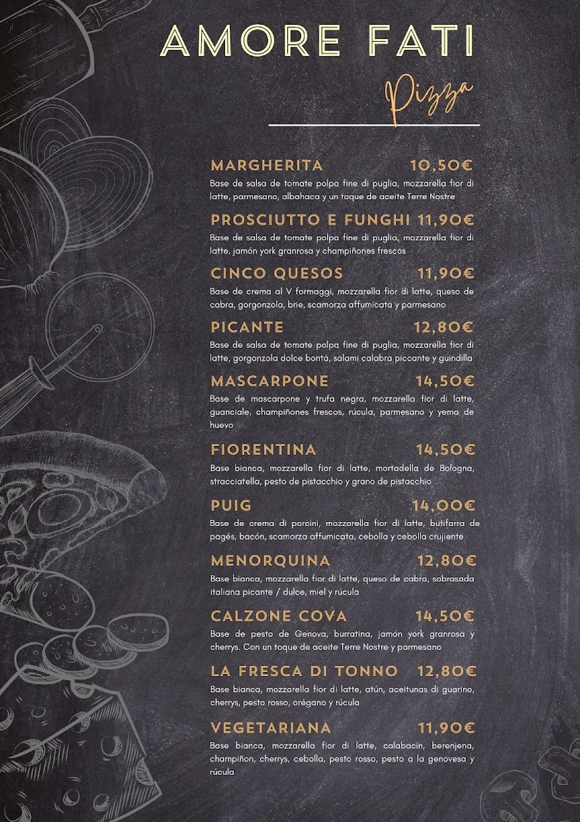 AMORE FATI PIZZA Photo Menu 1