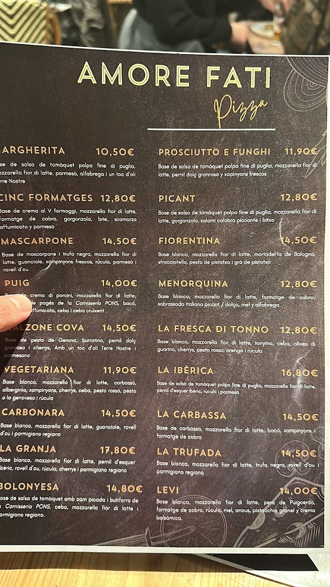 AMORE FATI PIZZA Photo Menu 3