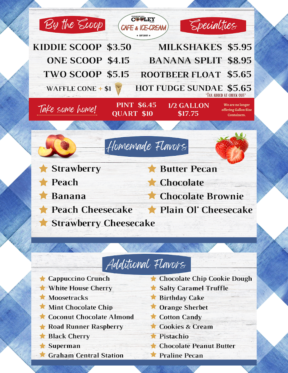 Strawberry Hill USA- CAFE Photo Menu 4
