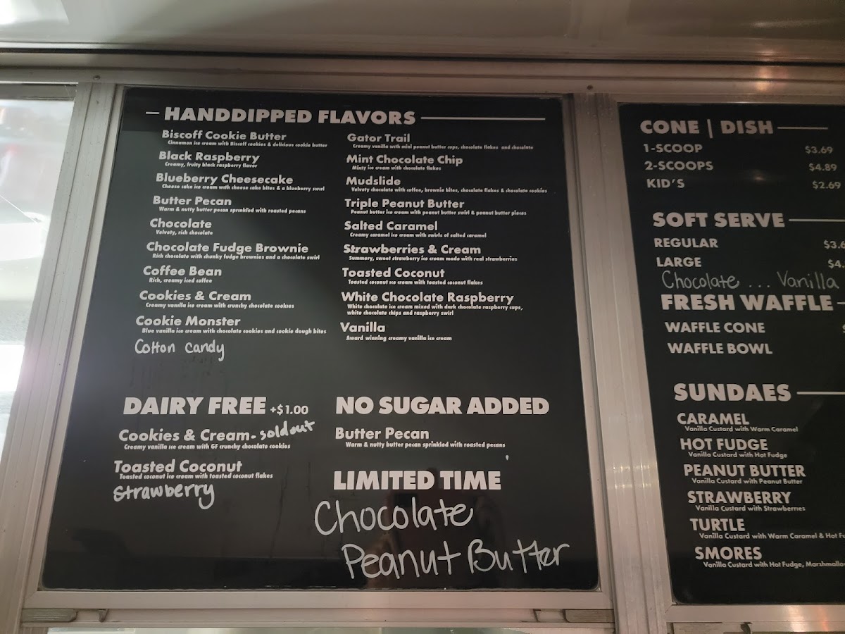 Scoops & Sprinkles Creamery Photo Menu 2