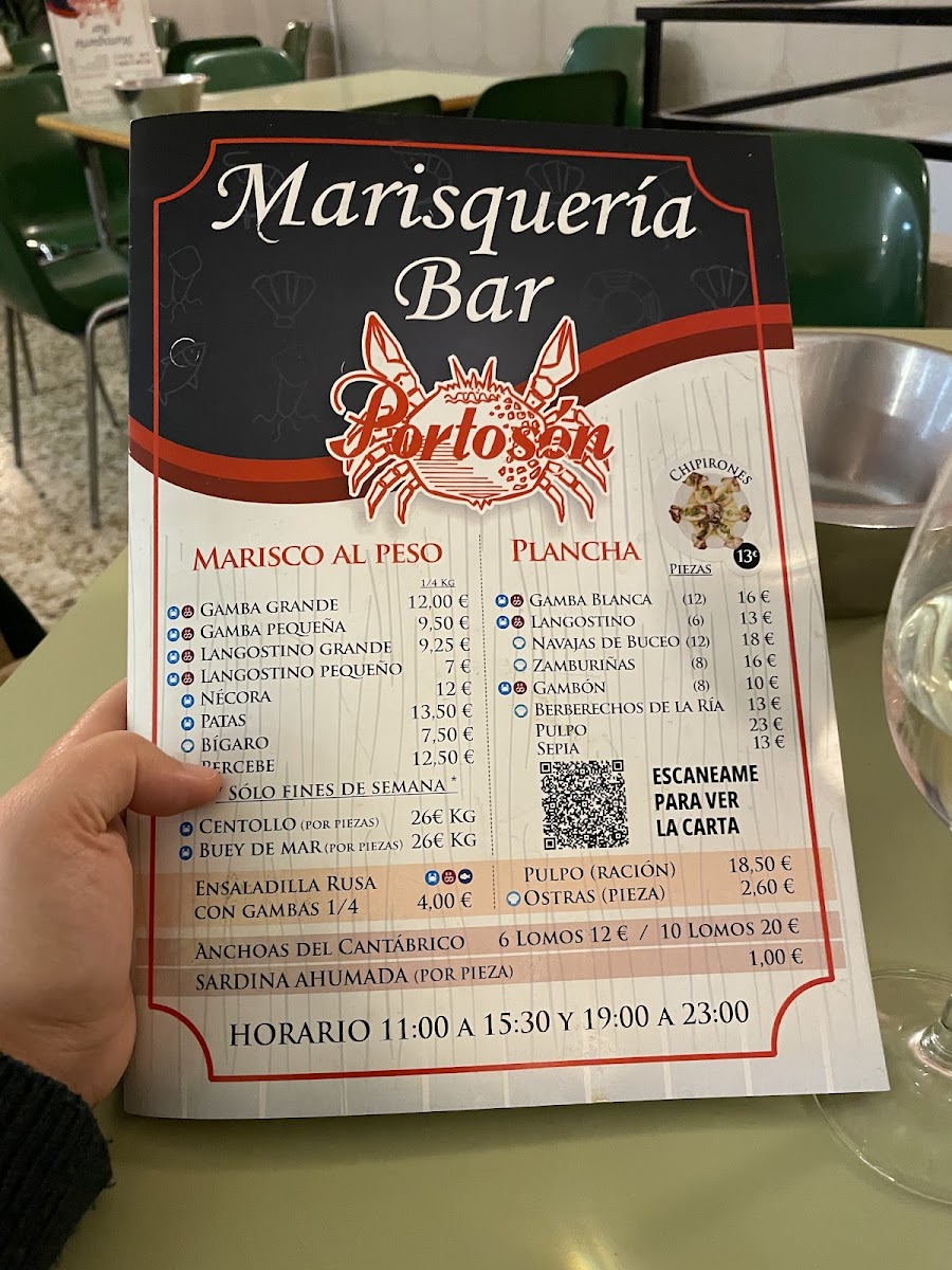 Cocedero de Marisco Portoson Photo Menu 1