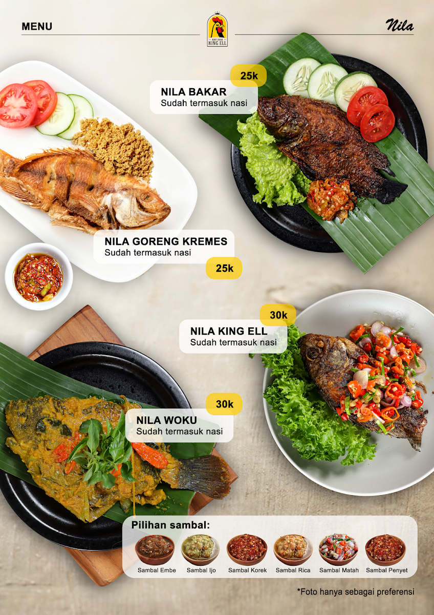 AYAM KAMPUNG KING ELL. kassi kassi Photo Menu 1