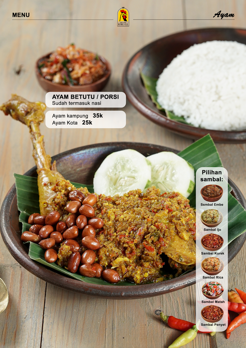 AYAM KAMPUNG KING ELL. kassi kassi Photo Menu 10