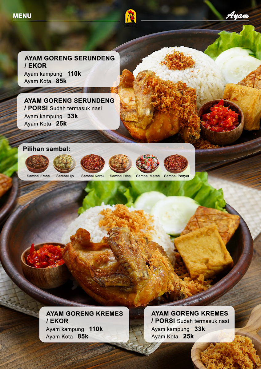 AYAM KAMPUNG KING ELL. kassi kassi Photo Menu 3