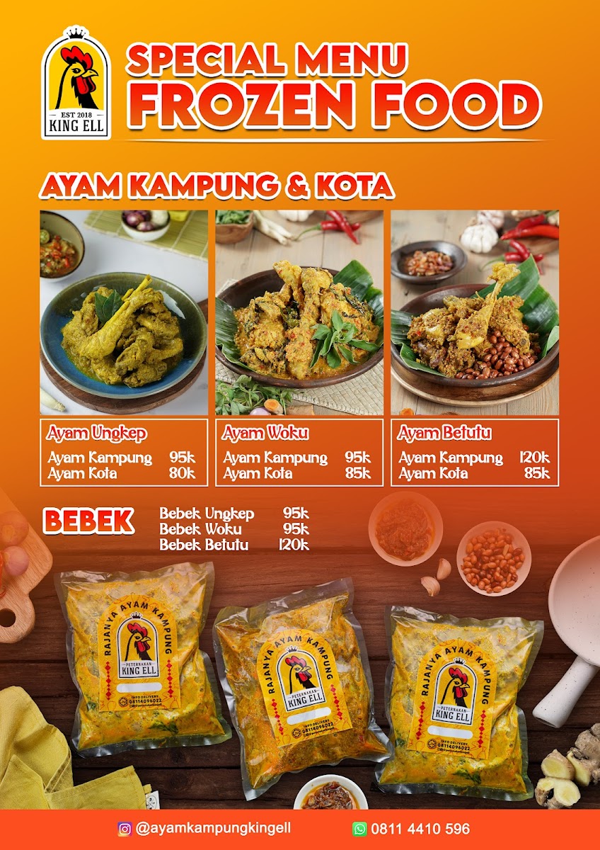 AYAM KAMPUNG KING ELL. kassi kassi Photo Menu 4