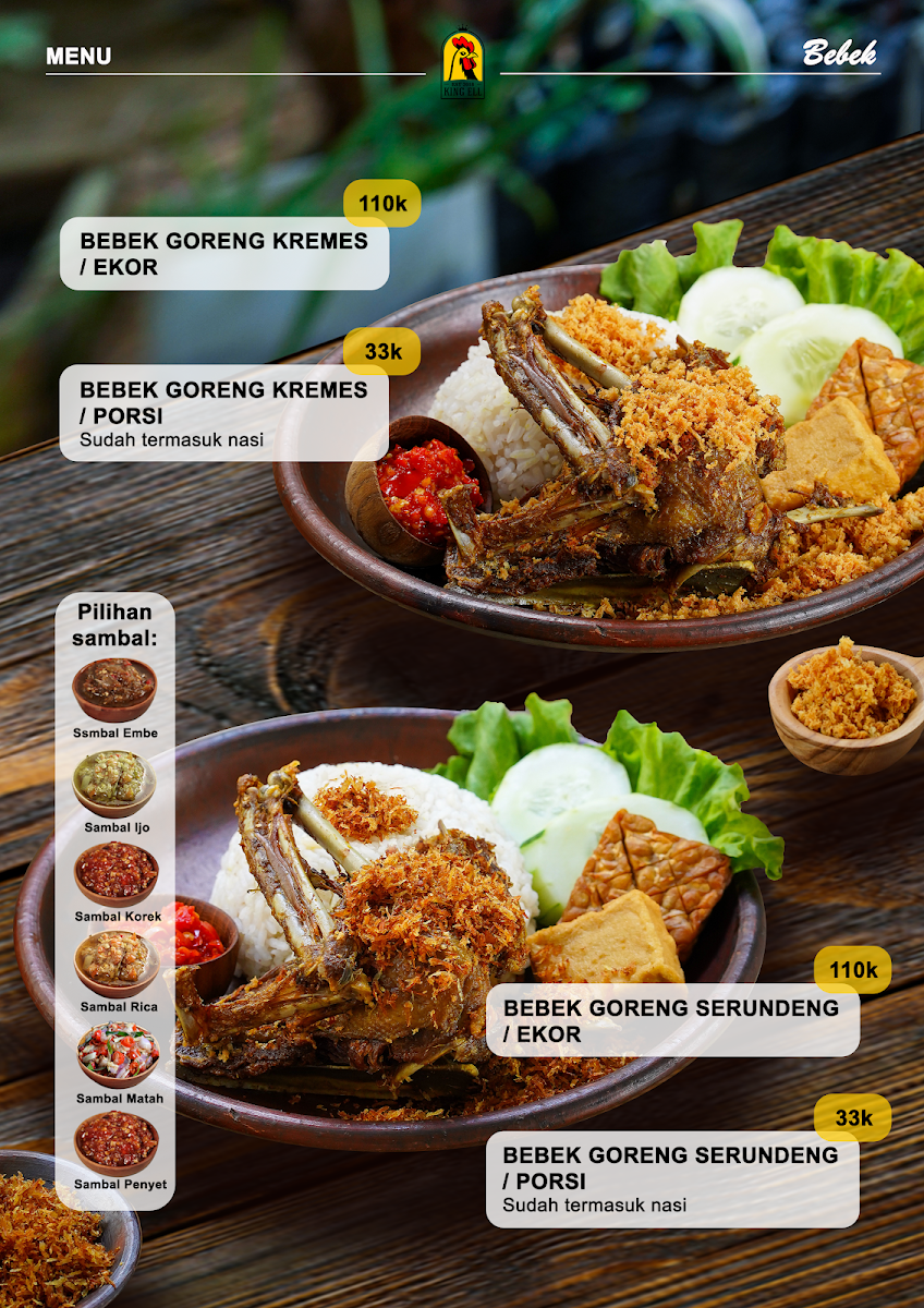 AYAM KAMPUNG KING ELL. kassi kassi Photo Menu 8