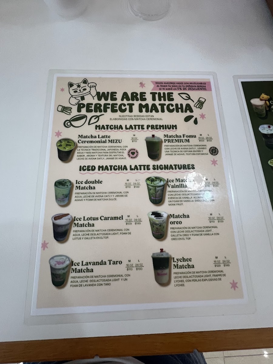 Namasteali matcha bar Photo Menu 3