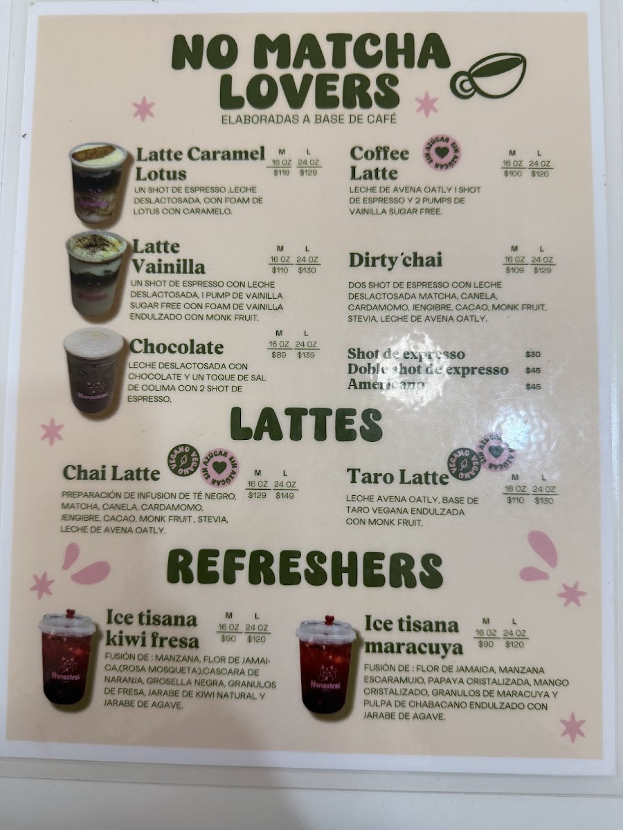 Namasteali matcha bar Photo Menu 4