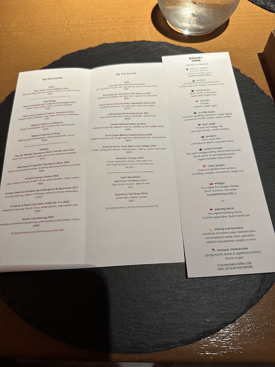 Friend's Table (reservations required) Photo Menu 7