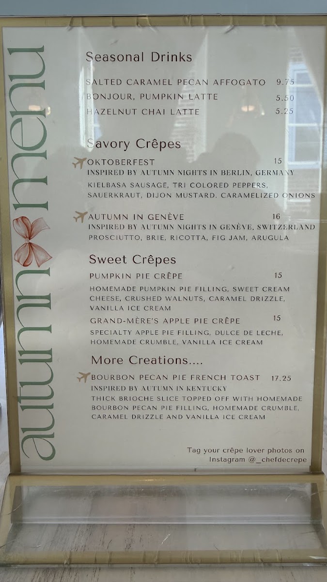 Chef de Crêpe Photo Menu 4