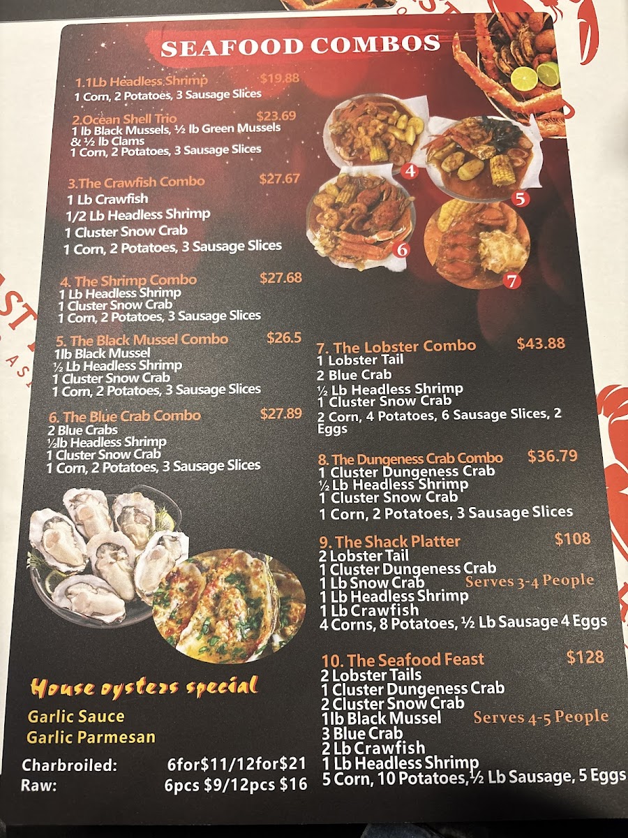 East Harbor Photo Menu 1