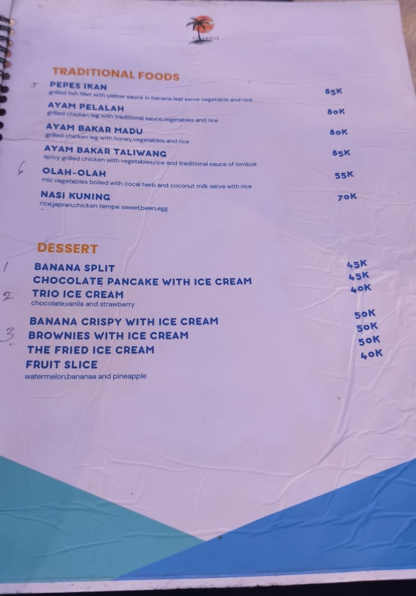 Salabose Bar & Restaurant Photo Menu 8