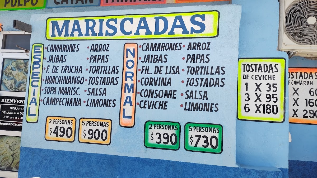 Mariscos El Rey Cocina Y Pescadería Photo Menu 2